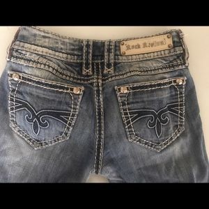 Rock revival skinny boot leg jeans