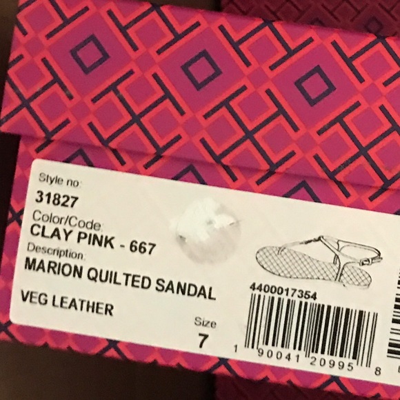 SOLD!! NIB Tory Burch Quilted Marion Sandals - Picture 3 of 5