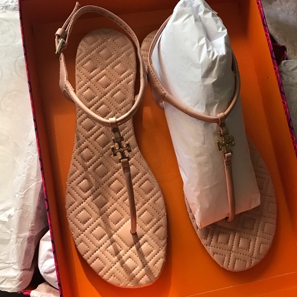 SOLD!! NIB Tory Burch Quilted Marion Sandals - Picture 4 of 5