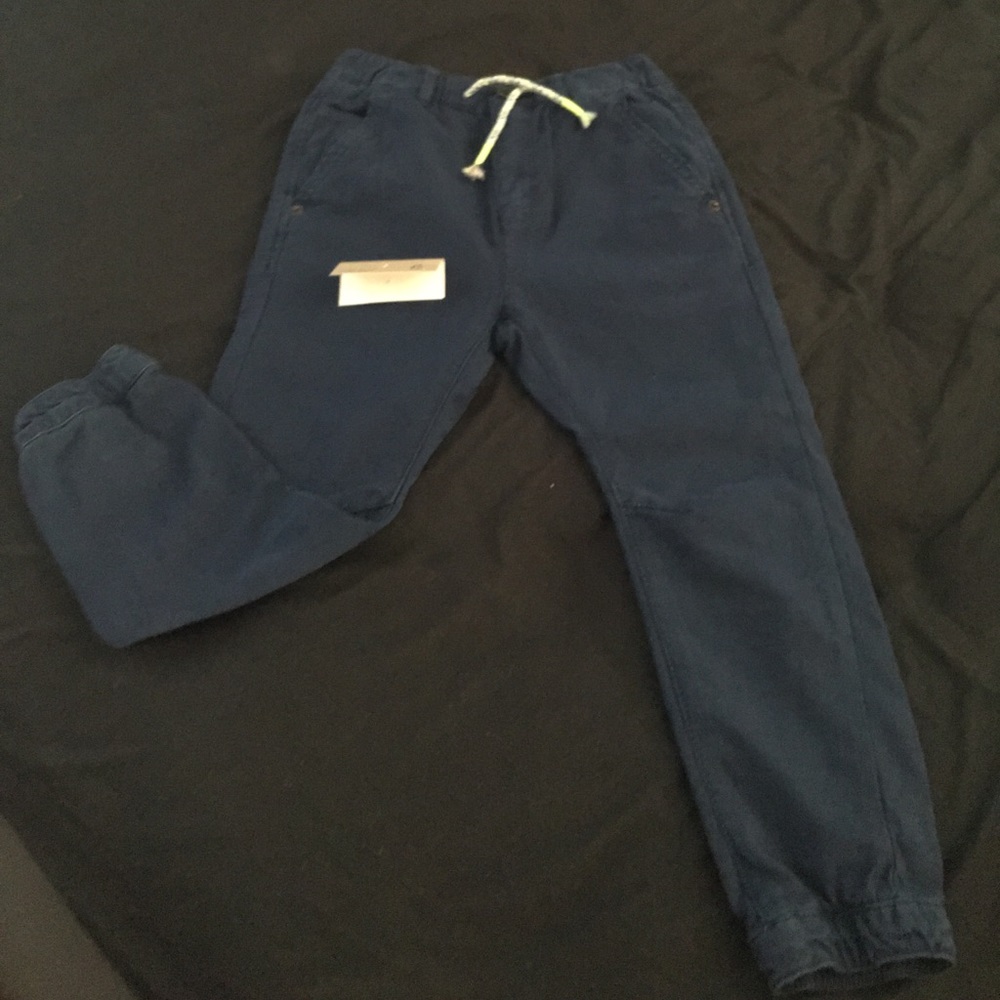 Zara joggers size 6 boys blue new