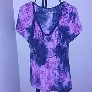 Serenade tie dye XL stretchy top