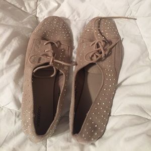 Sparkly Saddle Shoes