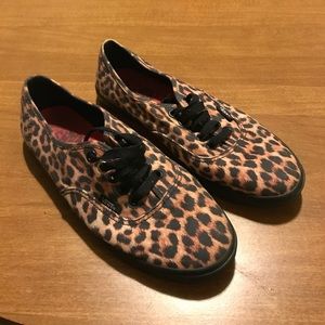 Leopard Print Vans Low- Top sneakers