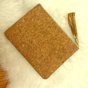 Gold Cork Clutch