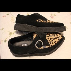 TUK leopard print creepers