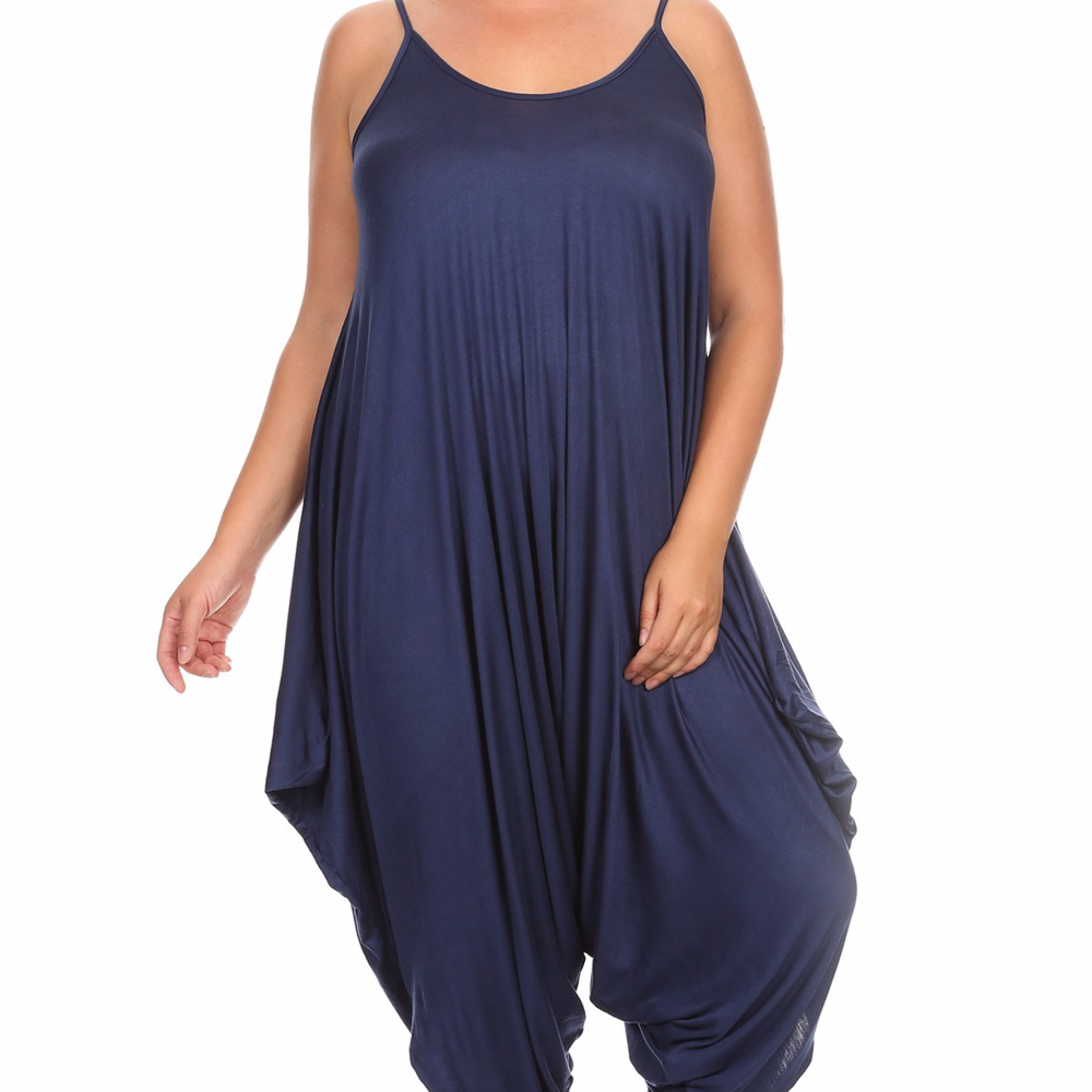 Plus size Boho jumpsuit palazzo harem sold dress - Picture 4 of 4