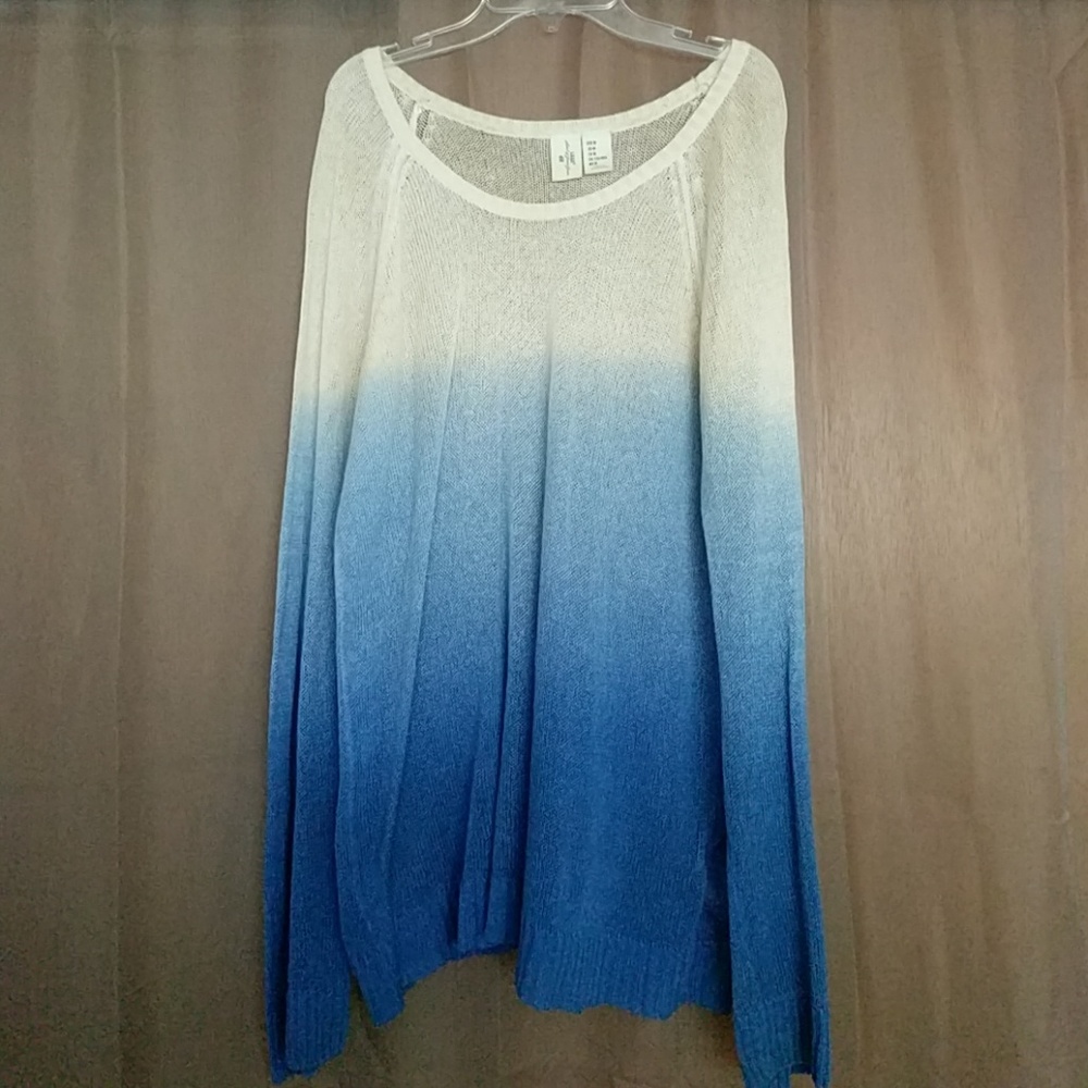 Blue ombre sweater