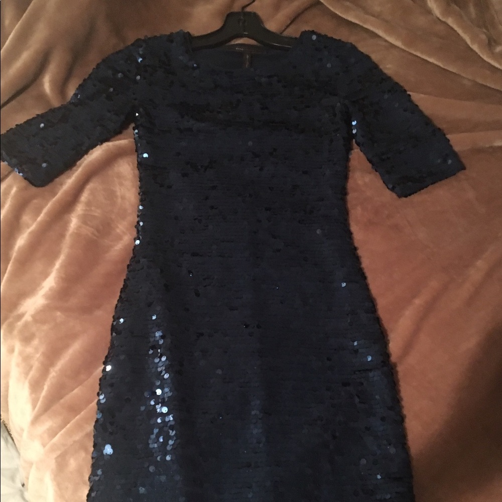BCBG sequin 3/4 sleeve dress.