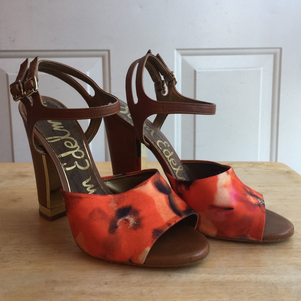 Sam Edelman Odetta Floral heeled sandals