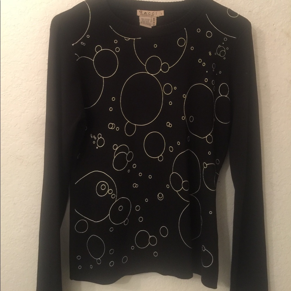 *BACCI* Black long sleeve tee