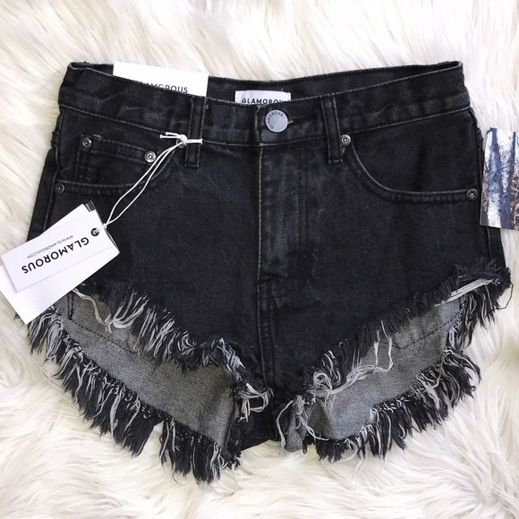 Urban Outfitters Pants - Urban Outfitters Glamorous Black Jean Shorts