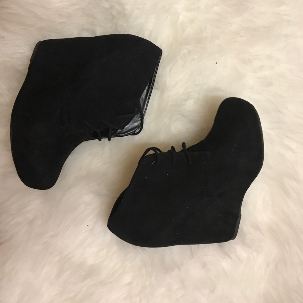 Black Suede Booties