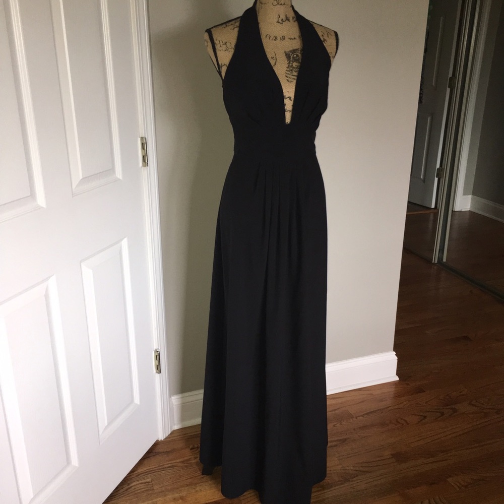 Ya Black Halter Maxi