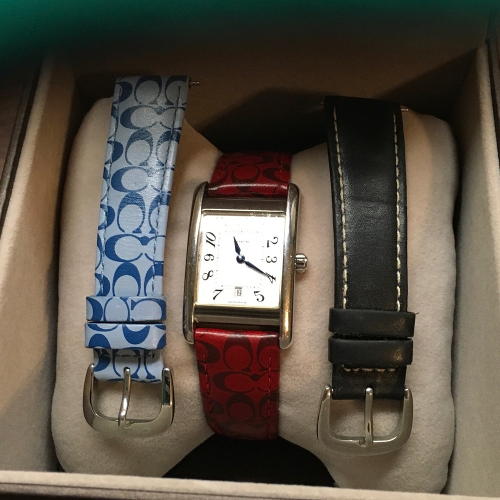 Coach Leather Watch - Model 502b