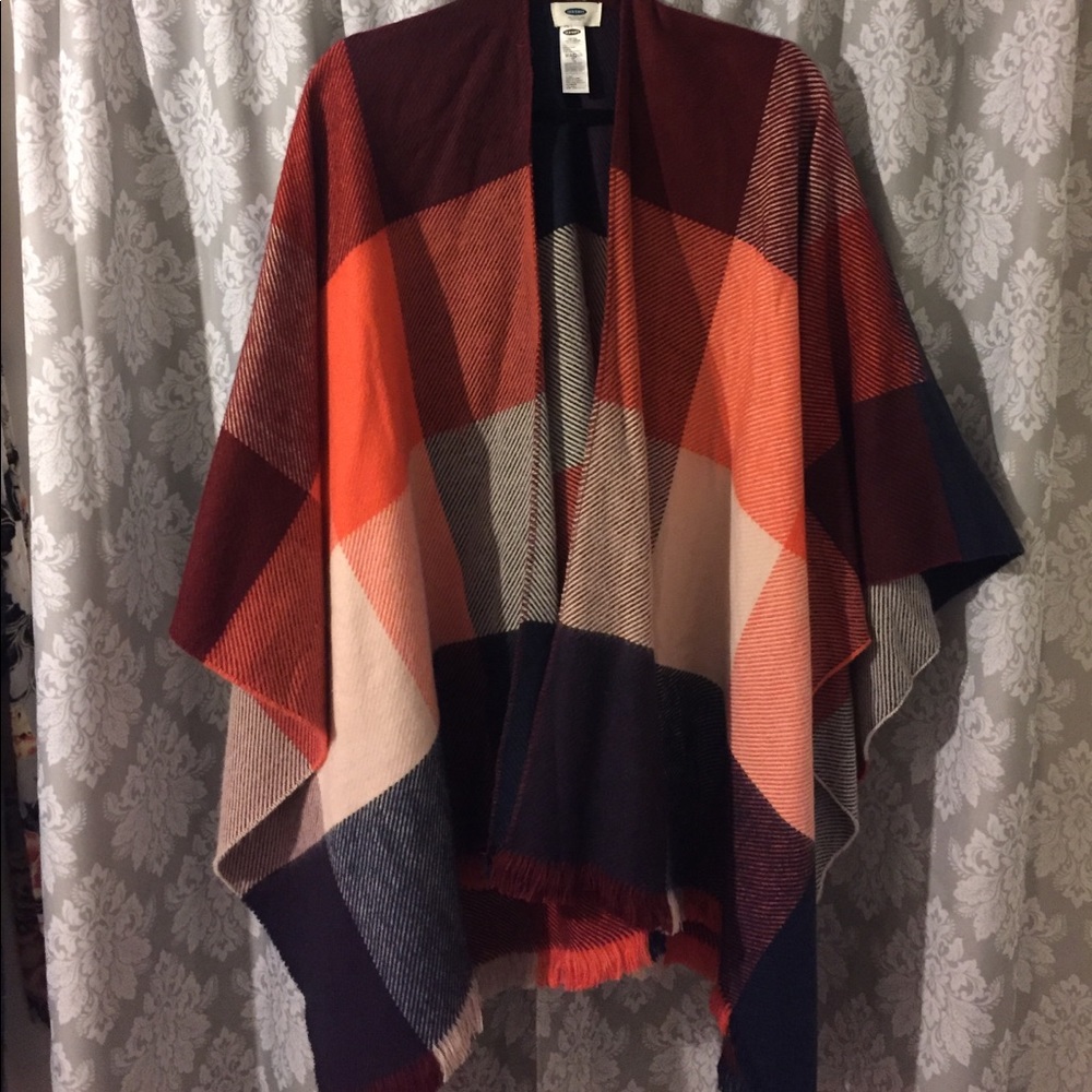 Old navy open front poncho