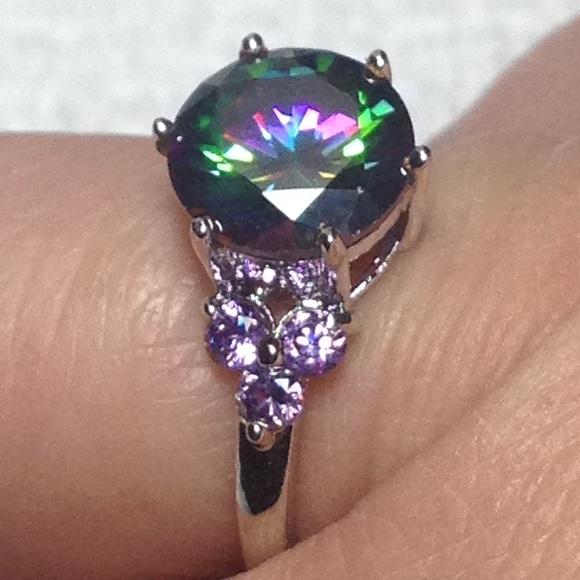 NWT! Sz8 Northern Mystic Lights Topaz + Amethyst - Picture 5 of 8