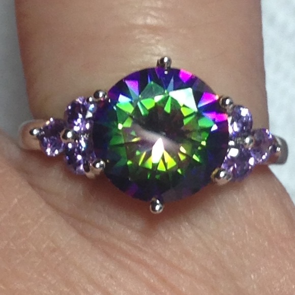 NWT! Sz8 Northern Mystic Lights Topaz + Amethyst - Picture 6 of 8