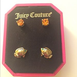 Juicy Couture Fish Stud Earrings