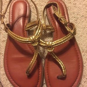 Gianni Binni gold sandals!