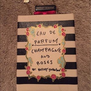 NWOT Betsey Johnson perfume bottle bag