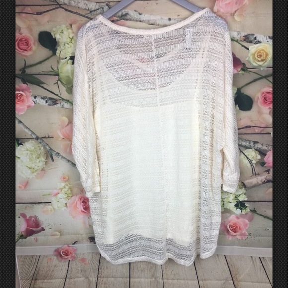 Women's "Bobbie Brooks" Cream Hi-Low Cami Set Sz1X - Picture 2 of 5