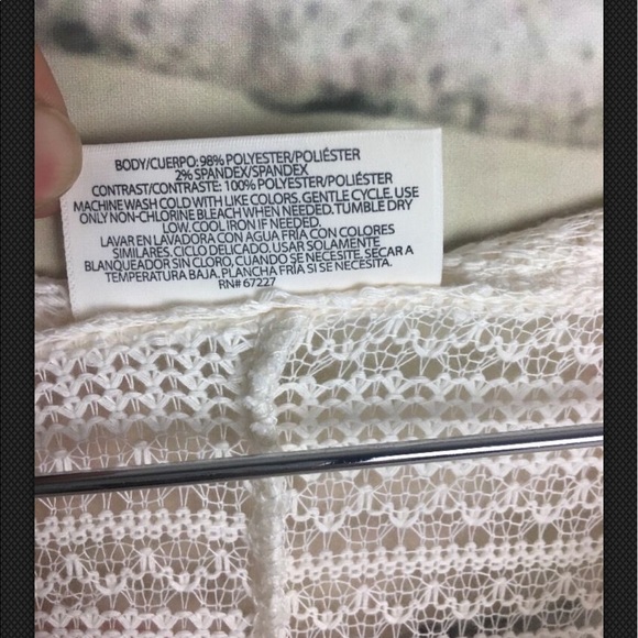 Women's "Bobbie Brooks" Cream Hi-Low Cami Set Sz1X - Picture 5 of 5