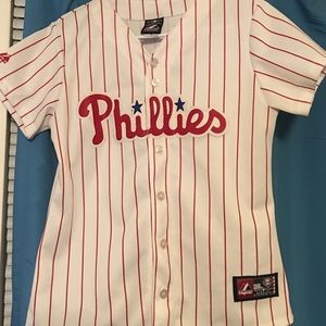 Authentic Woman's Phillies Jersey.
