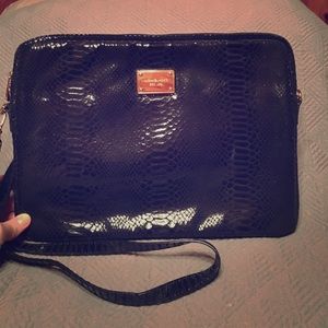 Black Snakeskin Michael Kors Laptop Bag
