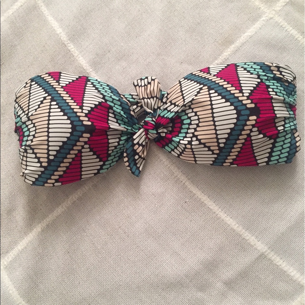 L*Space bandeau bathing suit top size XS