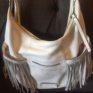 Lucky Brand White Leather Purse