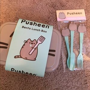 Pusheen Box Exclusive Bento Lunch Box + Utensils