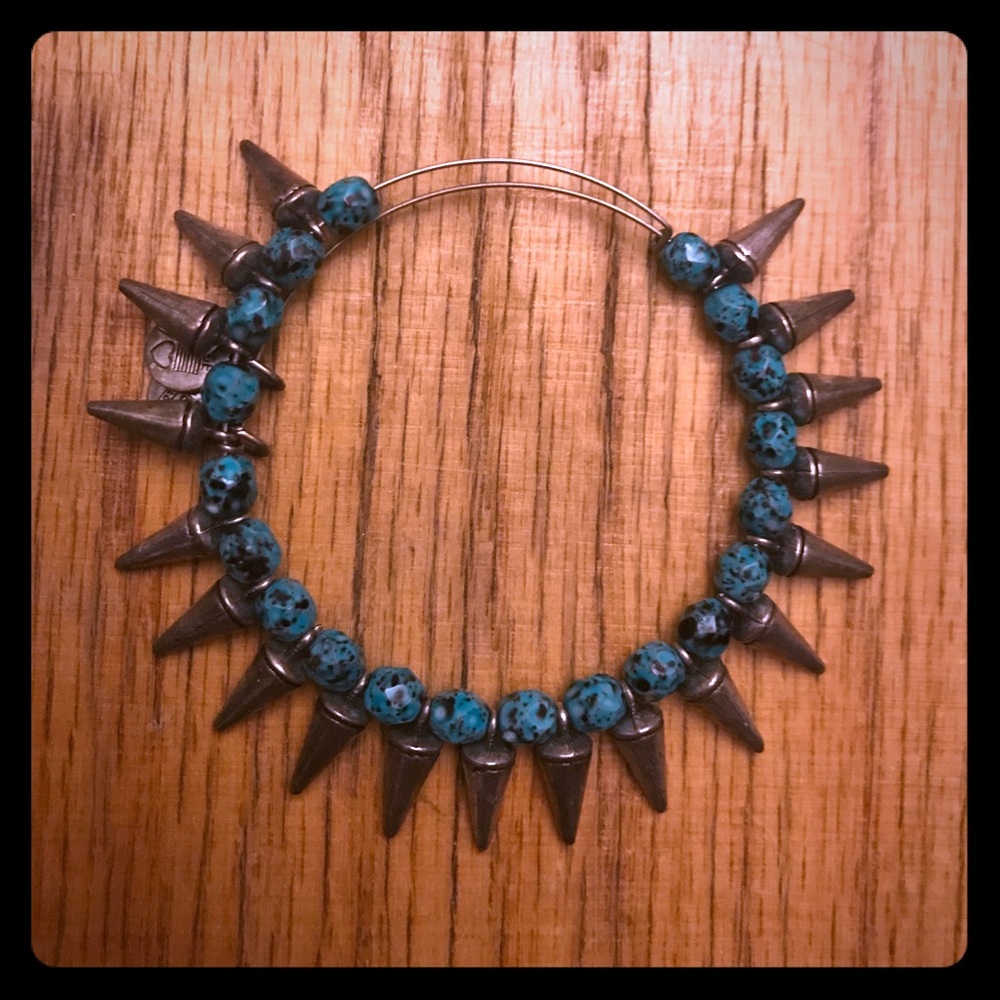 Alex and ani rare vintage spiked bracelet