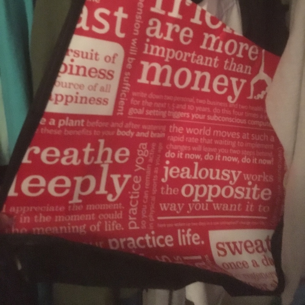 Large reusable lululemon bag