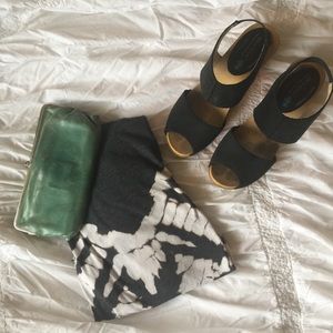 HOBO Teal Wallet - Well-Loved & Distressed