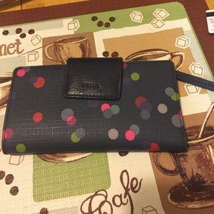 Fossil Emma Navy Tab Clutch
