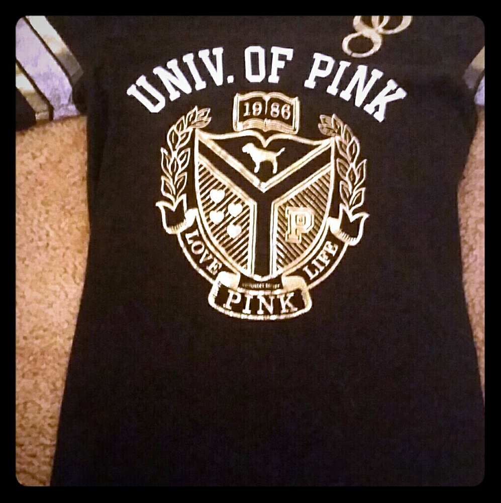 University of pink Tee shirt