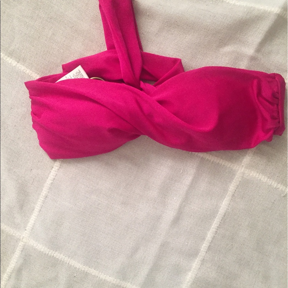 Vitamin a bandeau bathing suit top XS