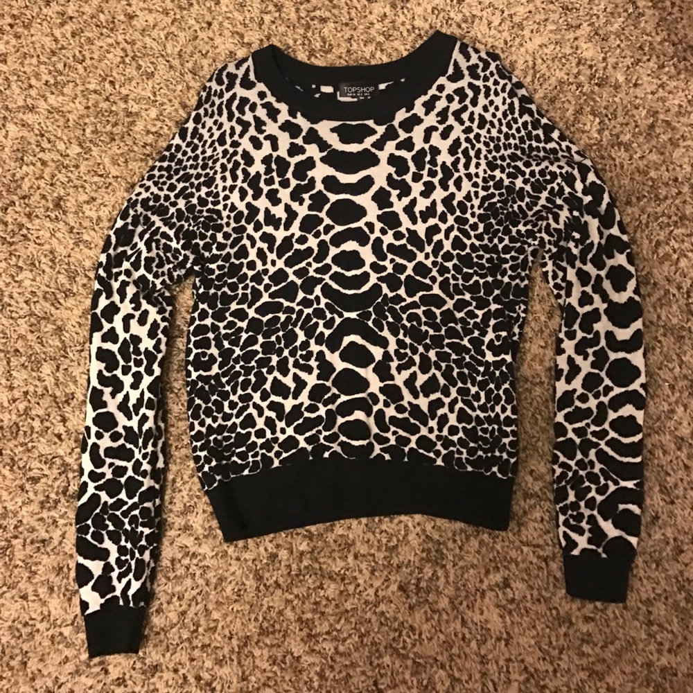 Topshop Dalmatian Sweater