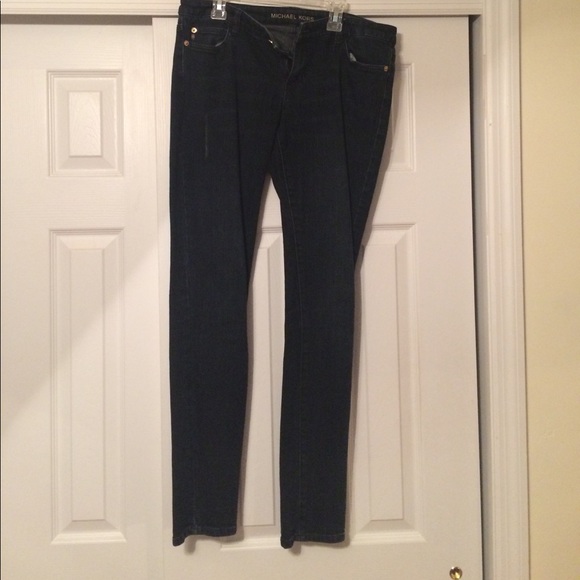 Michael Kors Straight Leg Dark Wash Jean - Picture 1 of 4