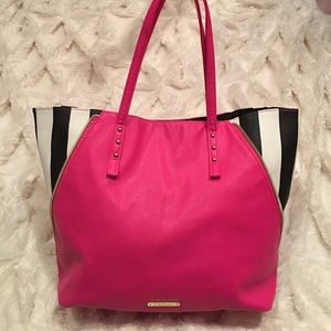 Juicy couture bag pink black white women's purse
