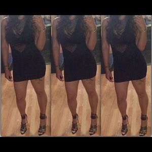 Black BEBE mini dress