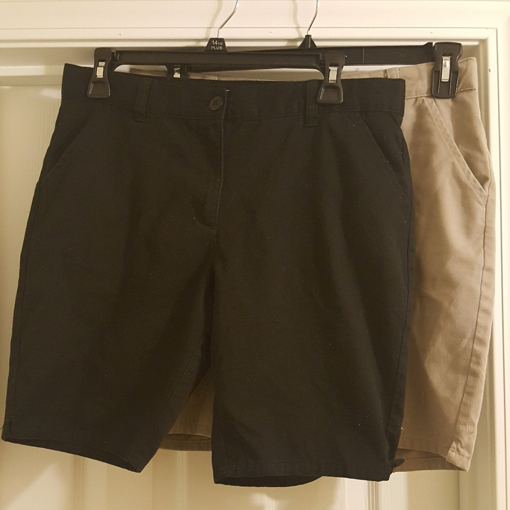 Bundle of 5 Pairs of Girls School Uniform Shorts