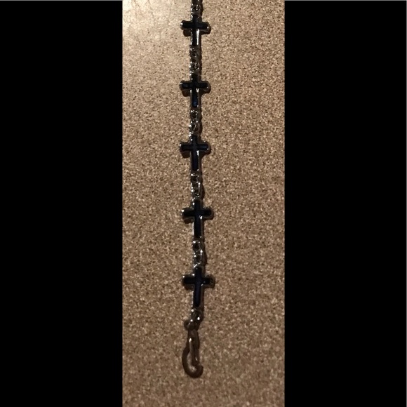 Dainty Cross Bracelet - Picture 3 of 4
