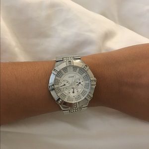 Silver Guess Watch for women