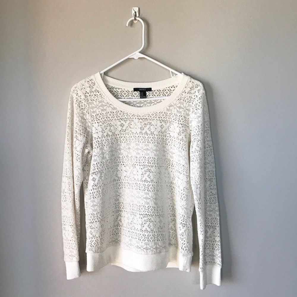 Forever 21 See Through Sweater