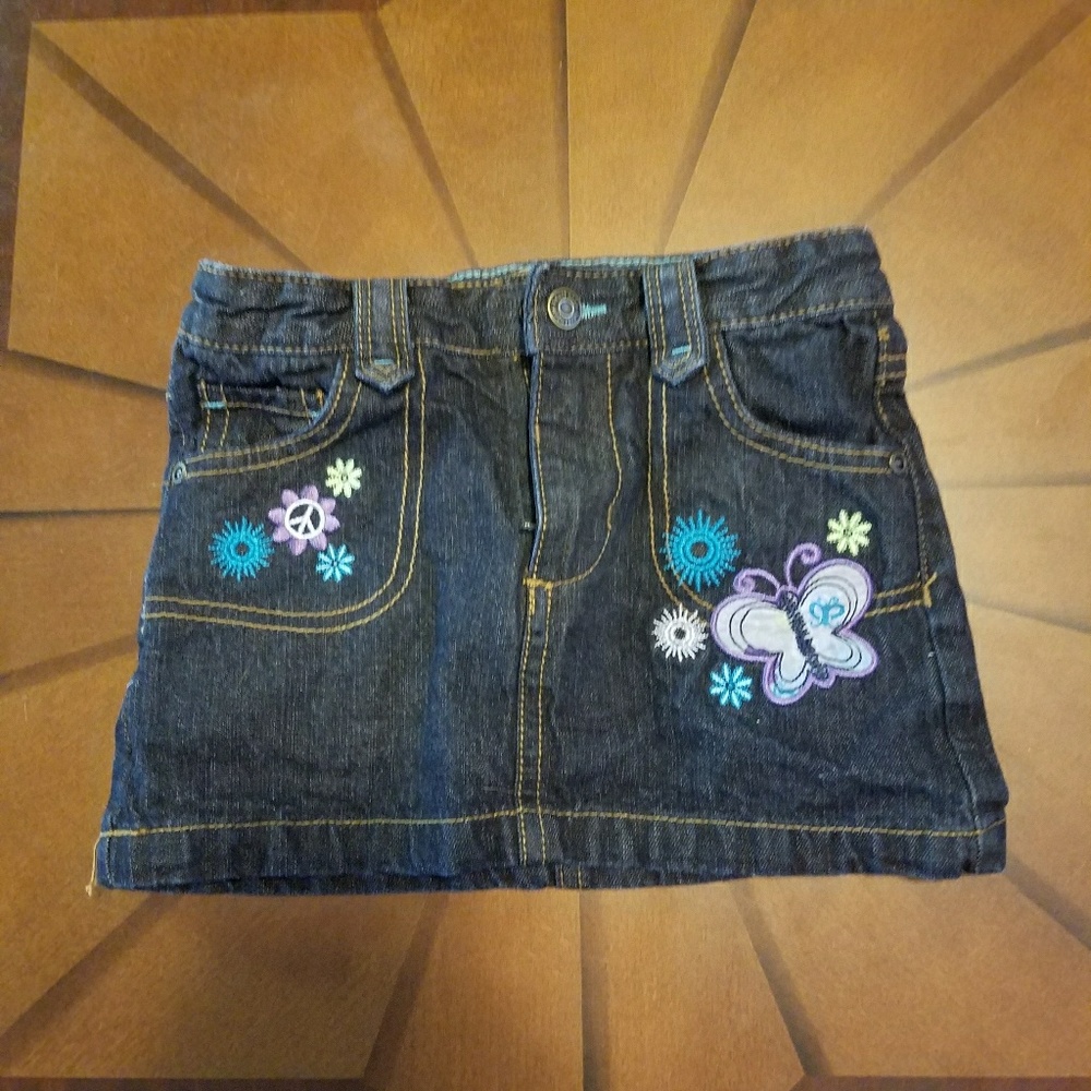 Toddler jean skirt