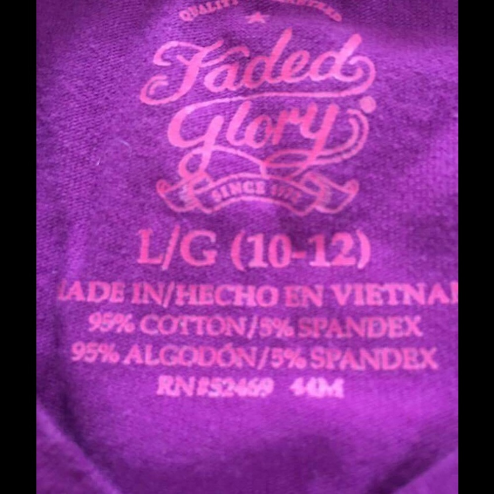 FADED GLORY TOP - Picture 2 of 3