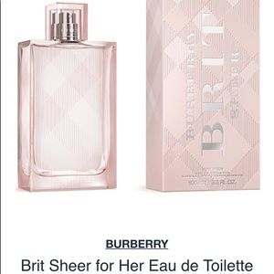 Burberry brit sheer