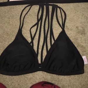 black bikini top