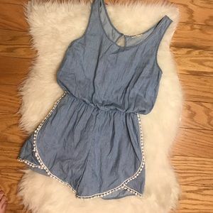 Denim Romper